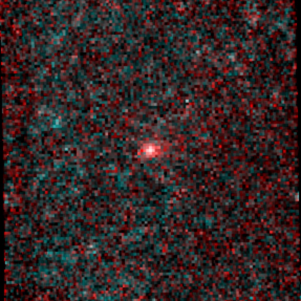 Инфрацрвена слика од кометата