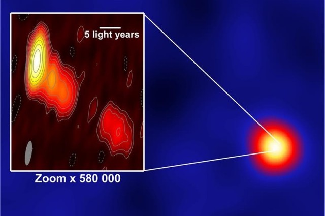 Астрономите видоа светлина од „молња“ во црна дупка