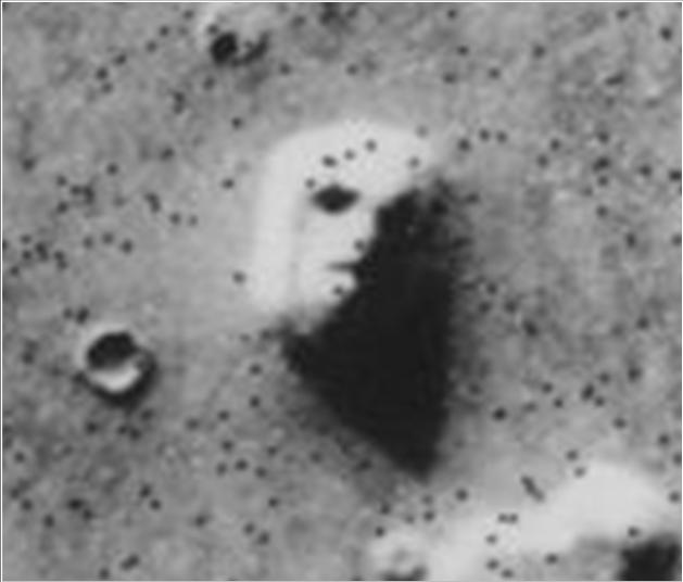 „Лицето“ на Марс - видено од Викинг