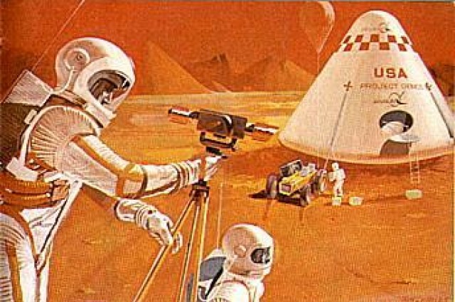  Уште пред 45 години во НАСА се правеа слики од ваков тип, но во меѓувреме има голем прогрес во можностите за посета на Марс. Заслуги: НАСА.