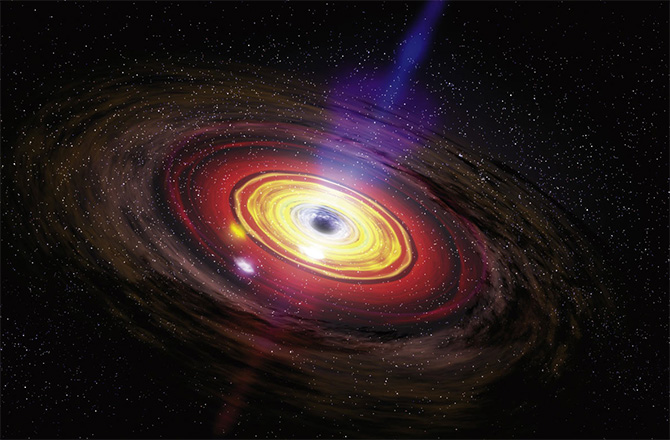 Дали централната Супермасивна црна дупка на нашата галаксија е всушност црвја дупка?