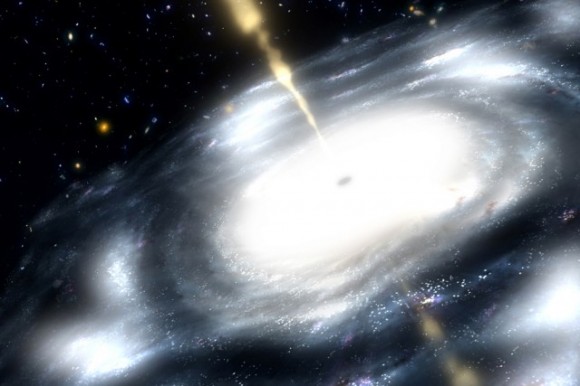 Уметничка перспектива на црна дупка. Заслуги: НАСА/ ЈПЛ- Калтек