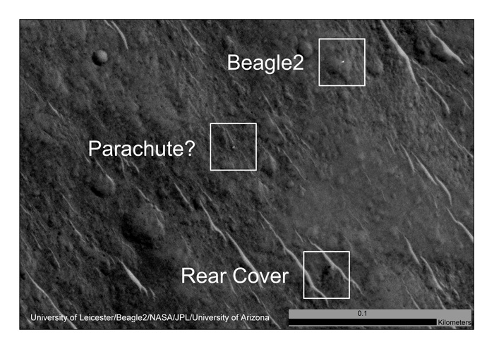 Изгубено-најдено: по 11 години Beagle 2 забележан на Марс