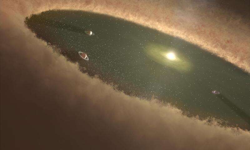Научниците сметаат дека планетарните каменчиња се градечки материјал на џиновските планети