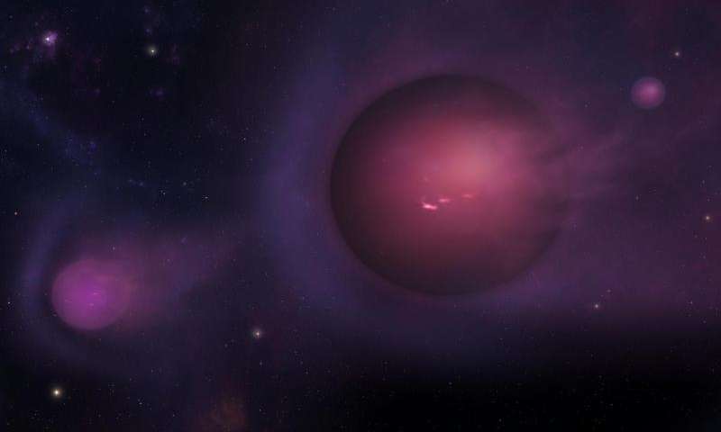 Црната дупка на Млечниот Пат исфрла објекти со големина на планета