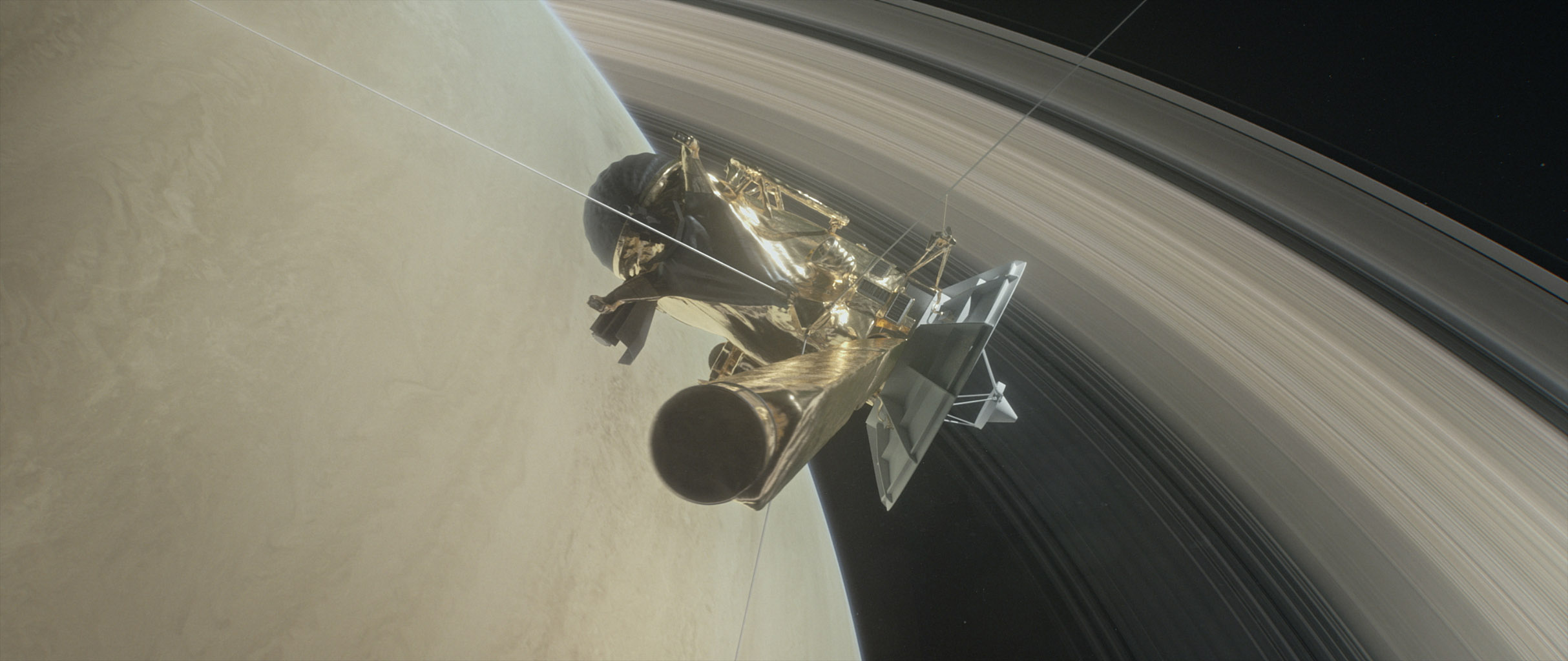 Подготовката на Касини за првото нурнување во прстените на Сатурн