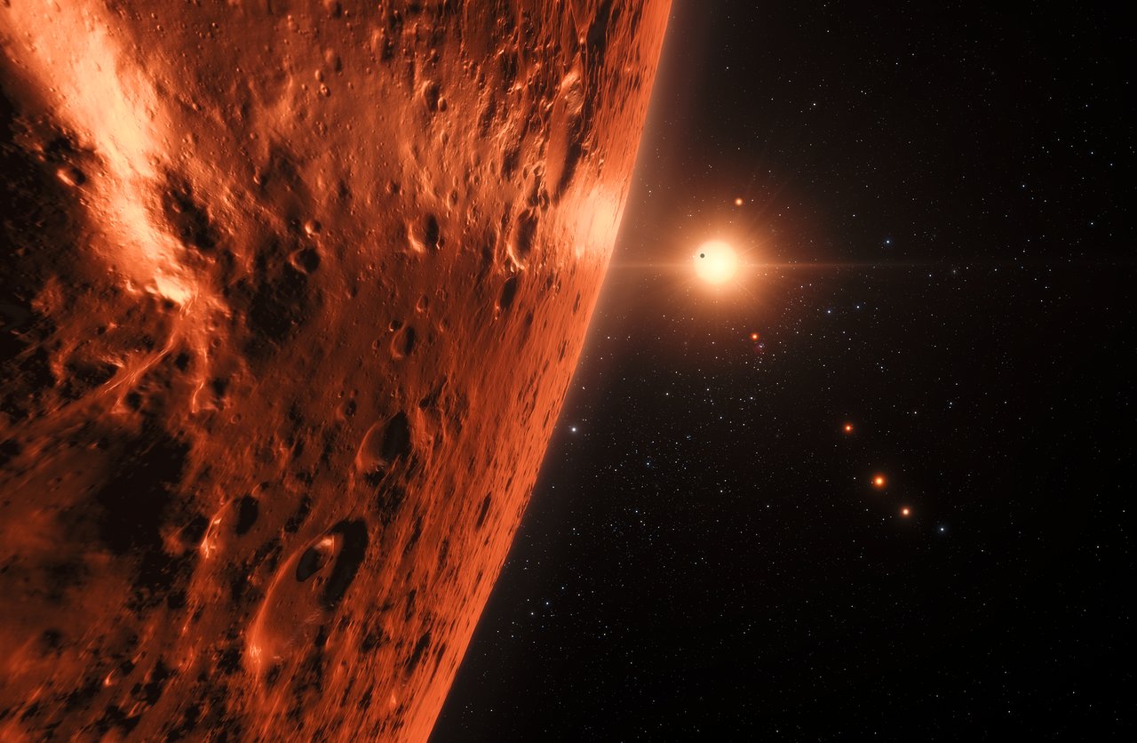 Хабл со нови индикации за постоење на вода на планетите на TRAPPIST-1